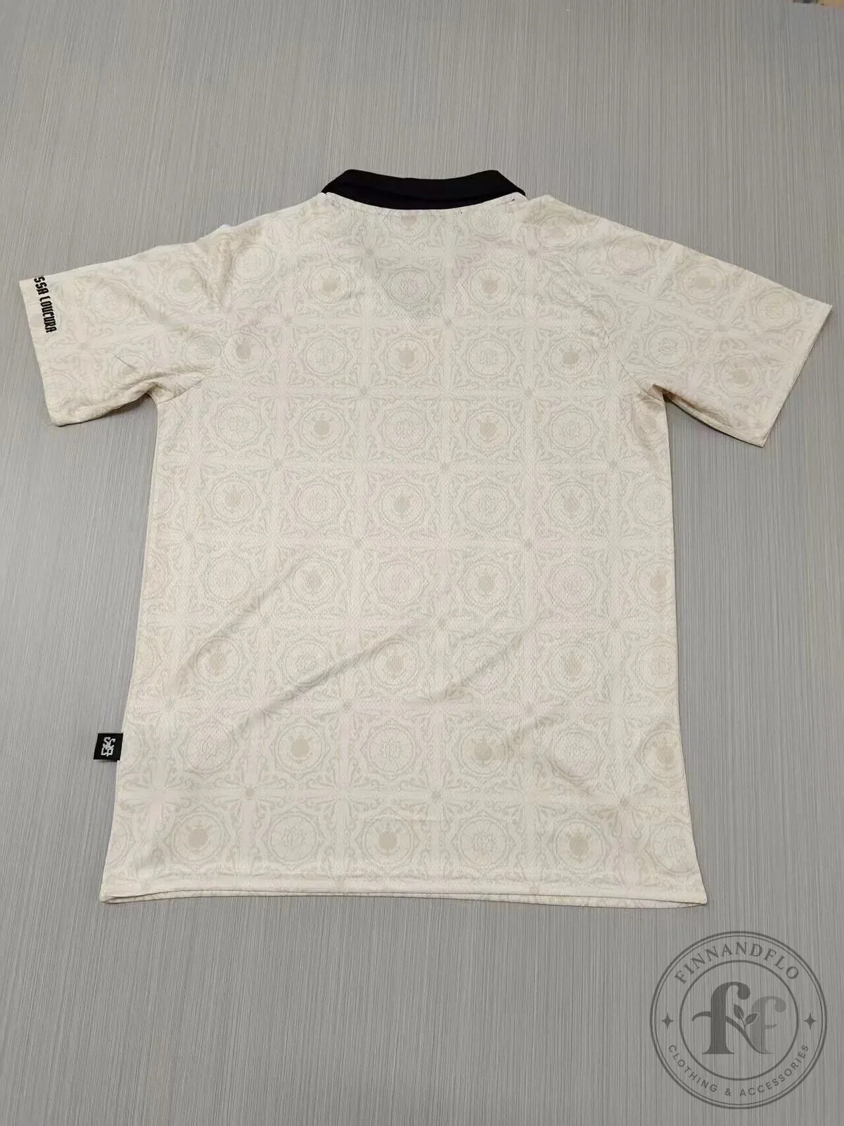 Corinthians 116 Years Beige Fan Polo Shirt 12 Corinthians 116 Years Beige Fan Polo Shirt