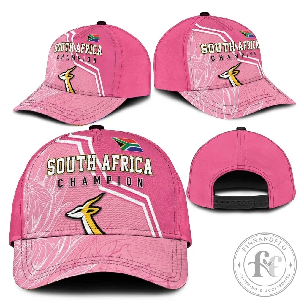 South Africa Rugby Springboks Champion Pink Fan Cap Hat 9 South Africa Rugby Springboks Champion Pink Fan Cap Hat