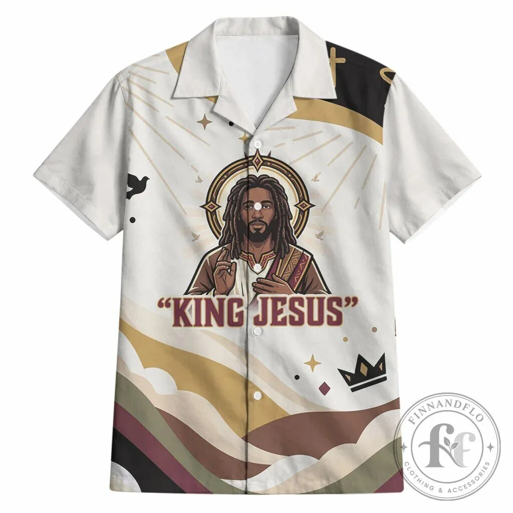 King Jesus African American Christ Religious Christian Faith Hawaiian Shirt