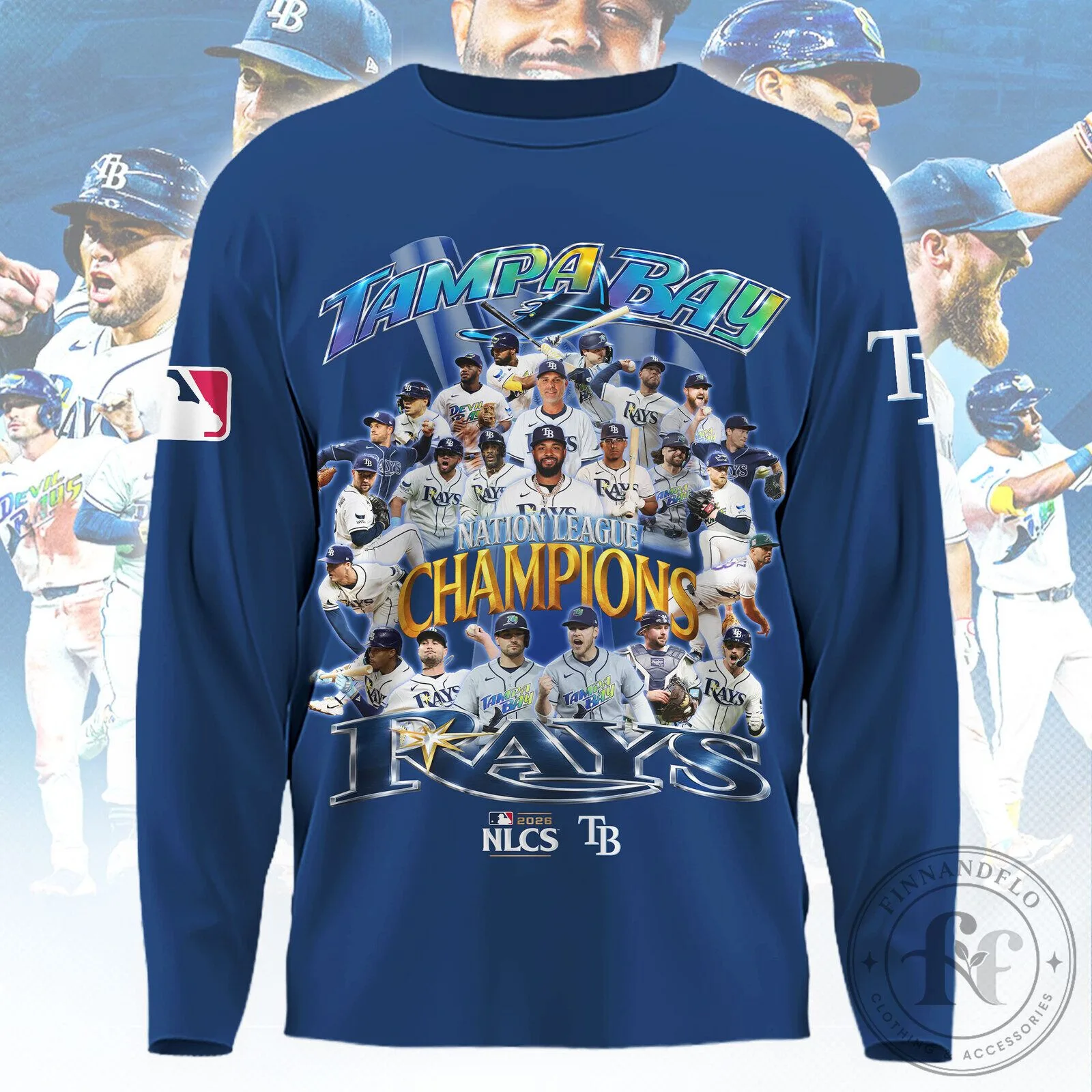 Tampa Bay Rays National League Champions MLB Baseball Long Sleeve T-Shirt