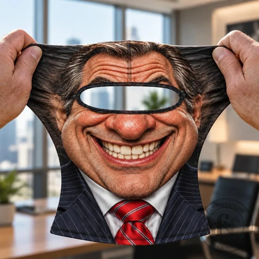 Funny Office Boss Costume Headwear Halloween Party Balaclava Face Mask 10 Funny Office Boss Costume Headwear Halloween Party Balaclava Face Mask