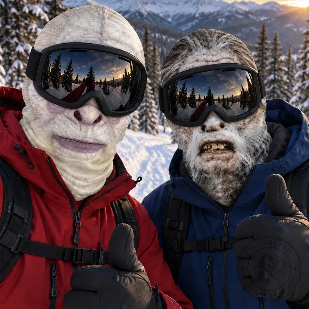 Funny Yeti Ape Costume Headwear Ski Mask for Winter Sports and Outdoor Activities 7 Funny Yeti Ape Costume Headwear Ski Mask for Winter Sports and Outdoor Activities
