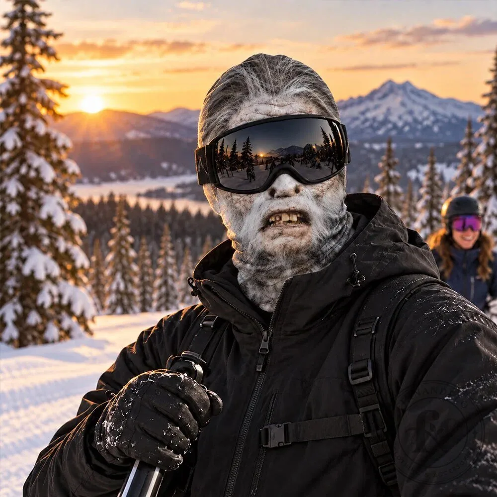 Funny Yeti Ape Costume Headwear Ski Mask for Winter Sports and Outdoor Activities 11 Funny Yeti Ape Costume Headwear Ski Mask for Winter Sports and Outdoor Activities
