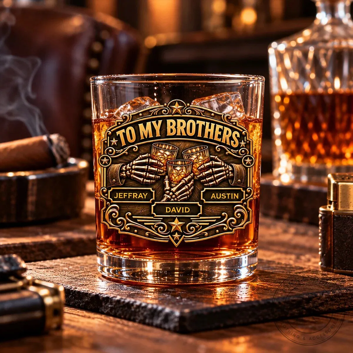 Personalized To My Brothers Once Brothers Always Brothers Whiskey Glass 16 Personalized To My Brothers Once Brothers Always Brothers Whiskey Glass
