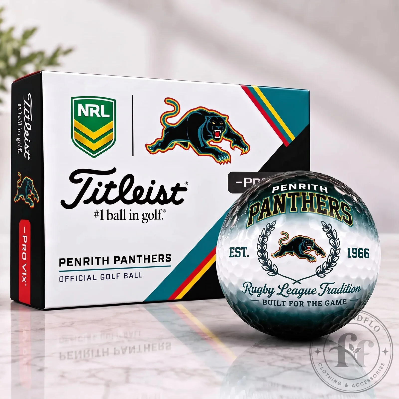 Penrith Panthers Rugby League Tradition Golf Ball Set