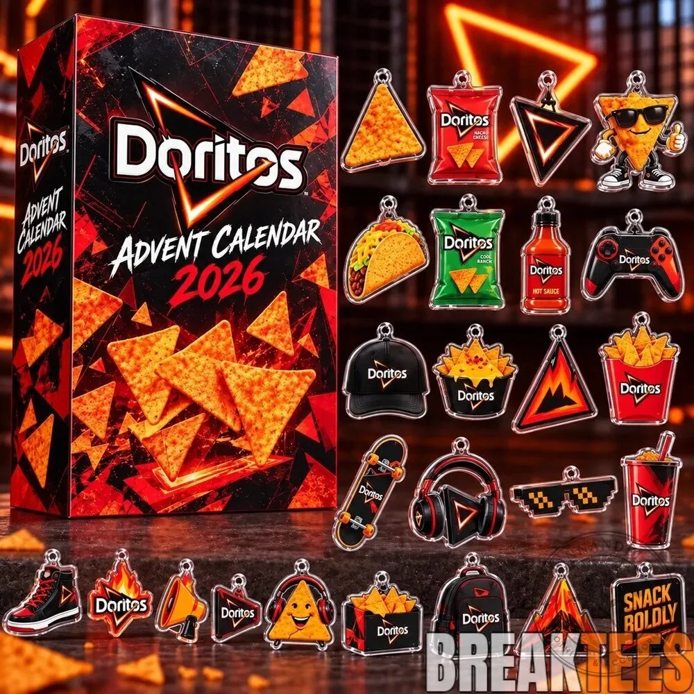 Doritos Snack Themed 2026 Advent Calendar with 24 Unique Ornaments 2D 1 Doritos Snack Themed 2026 Advent Calendar with 24 Unique Ornaments 2D