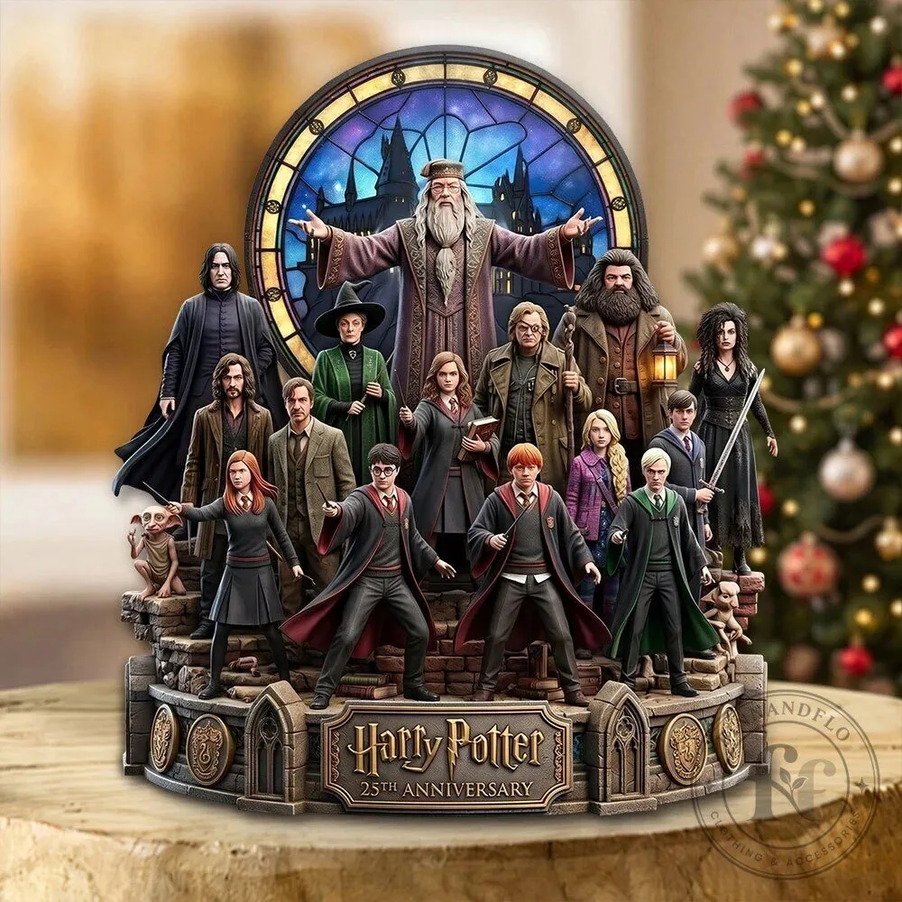 Harry Potter 25th Anniversary Collectible Character Display Acrylic Plaque