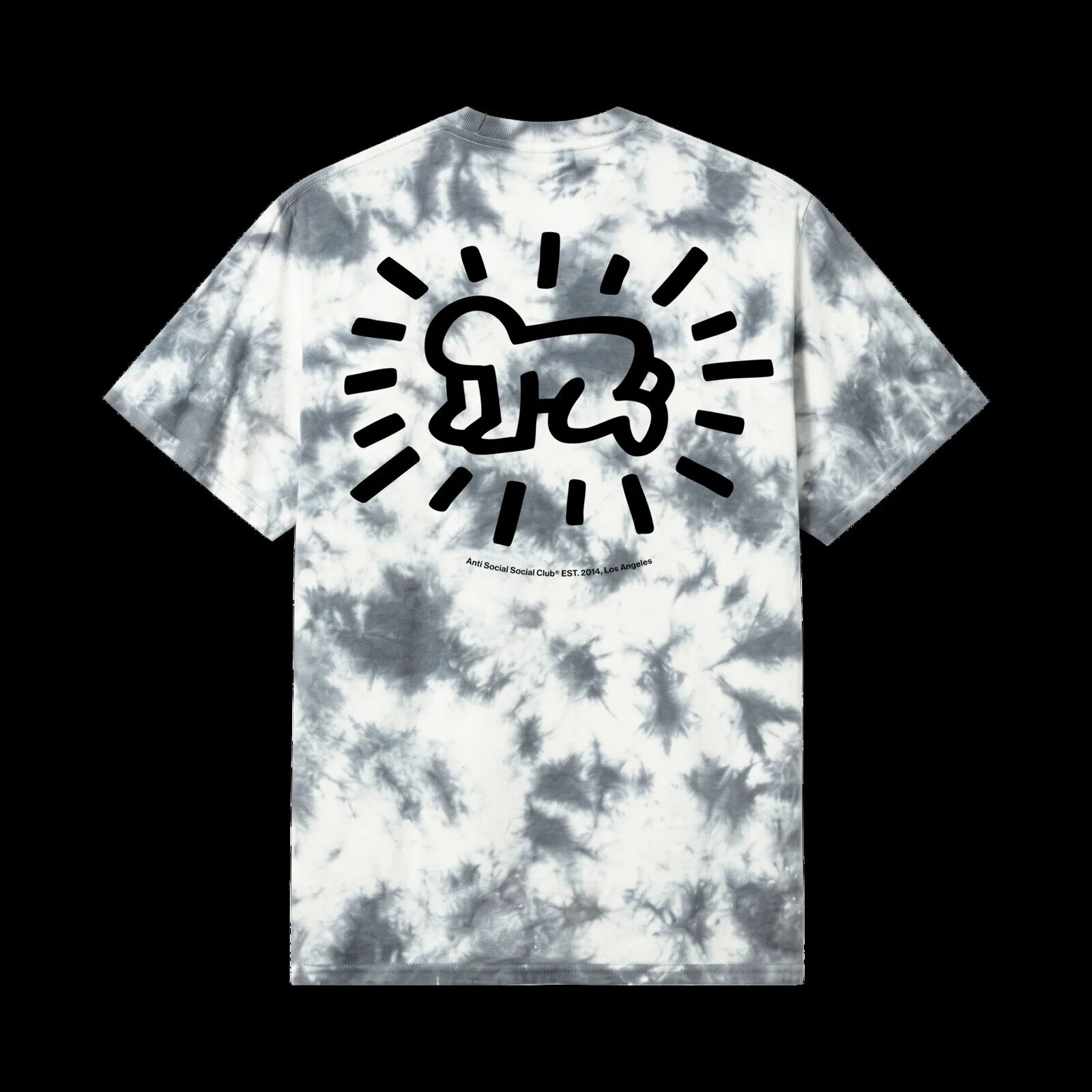 Anti Social Social Club Keith Haring Radiant Baby Tie-Dye T-Shirt