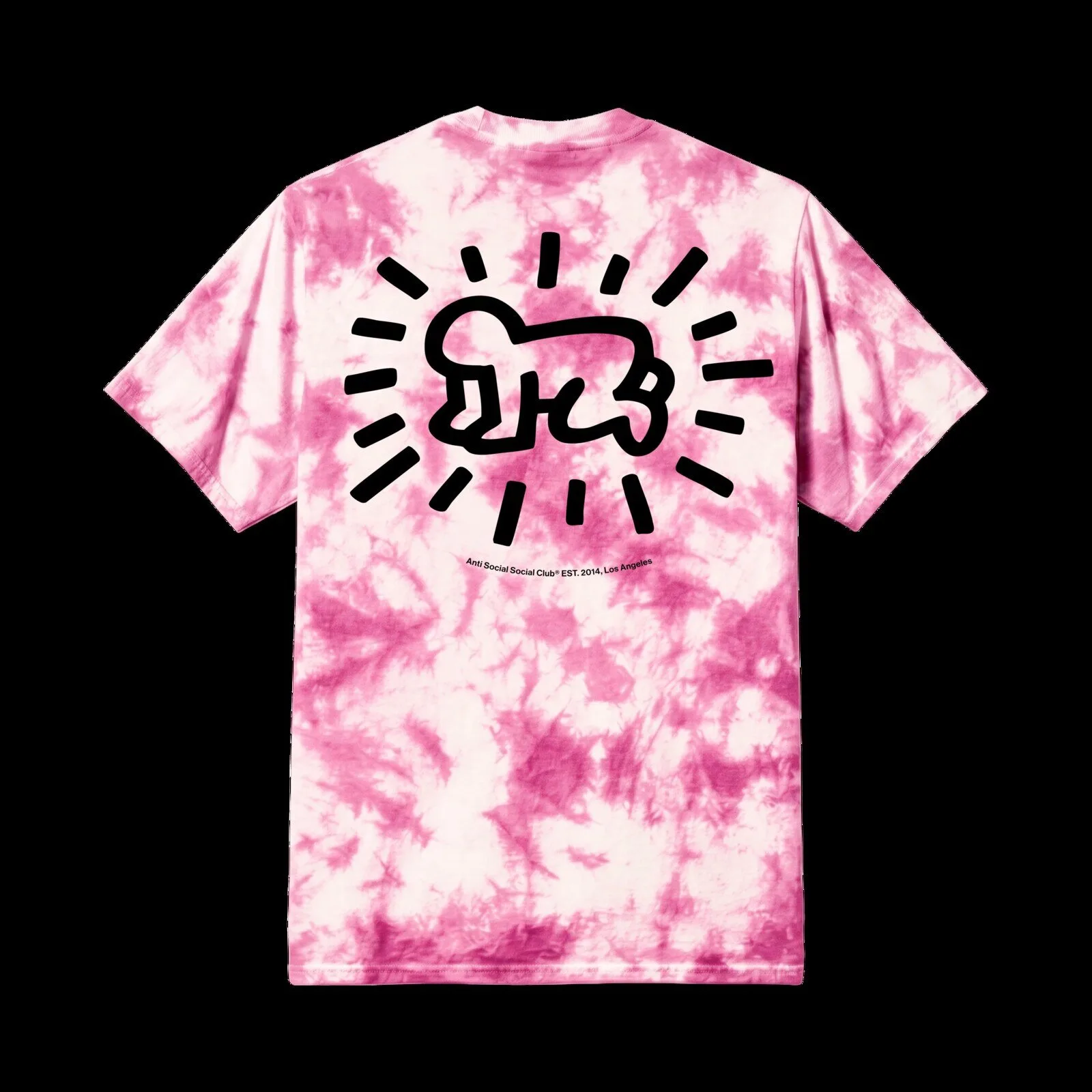 Anti Social Social Club Keith Haring Radiant Baby Tie-Dye T-Shirt 10 Anti Social Social Club Keith Haring Radiant Baby Tie-Dye T-Shirt