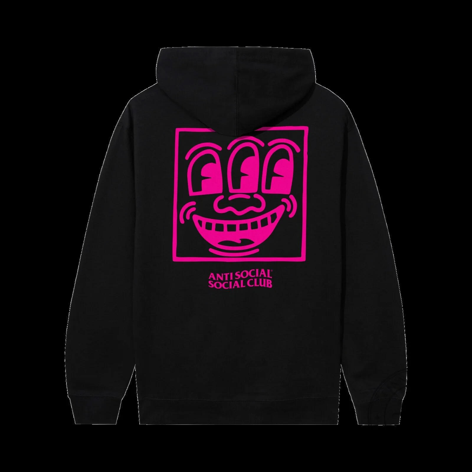 Anti Social Social Club Keith Haring Eye Games Graphic Hoodie