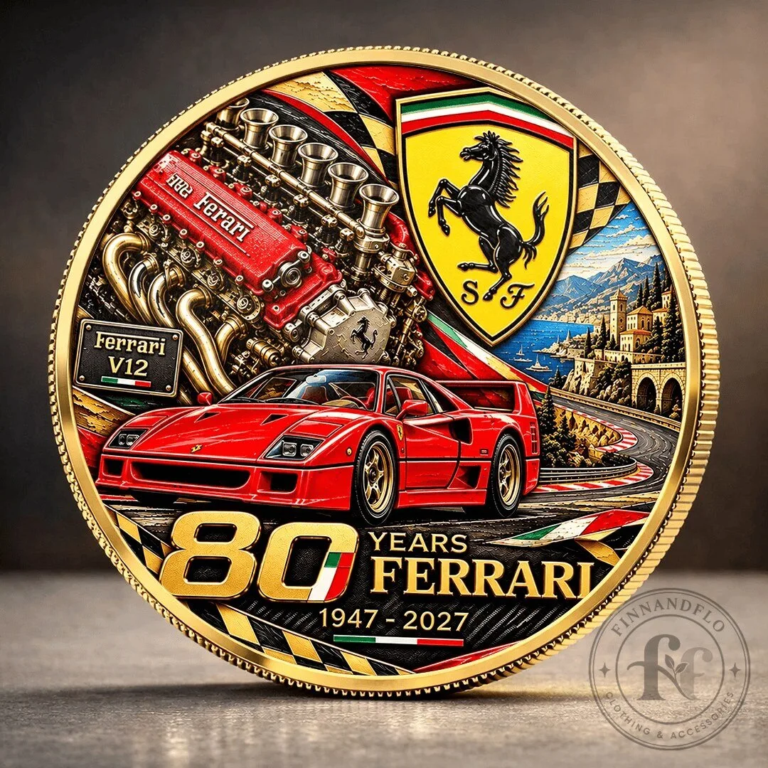 Ferrari 80th Anniversary Commemorative Gold Coin